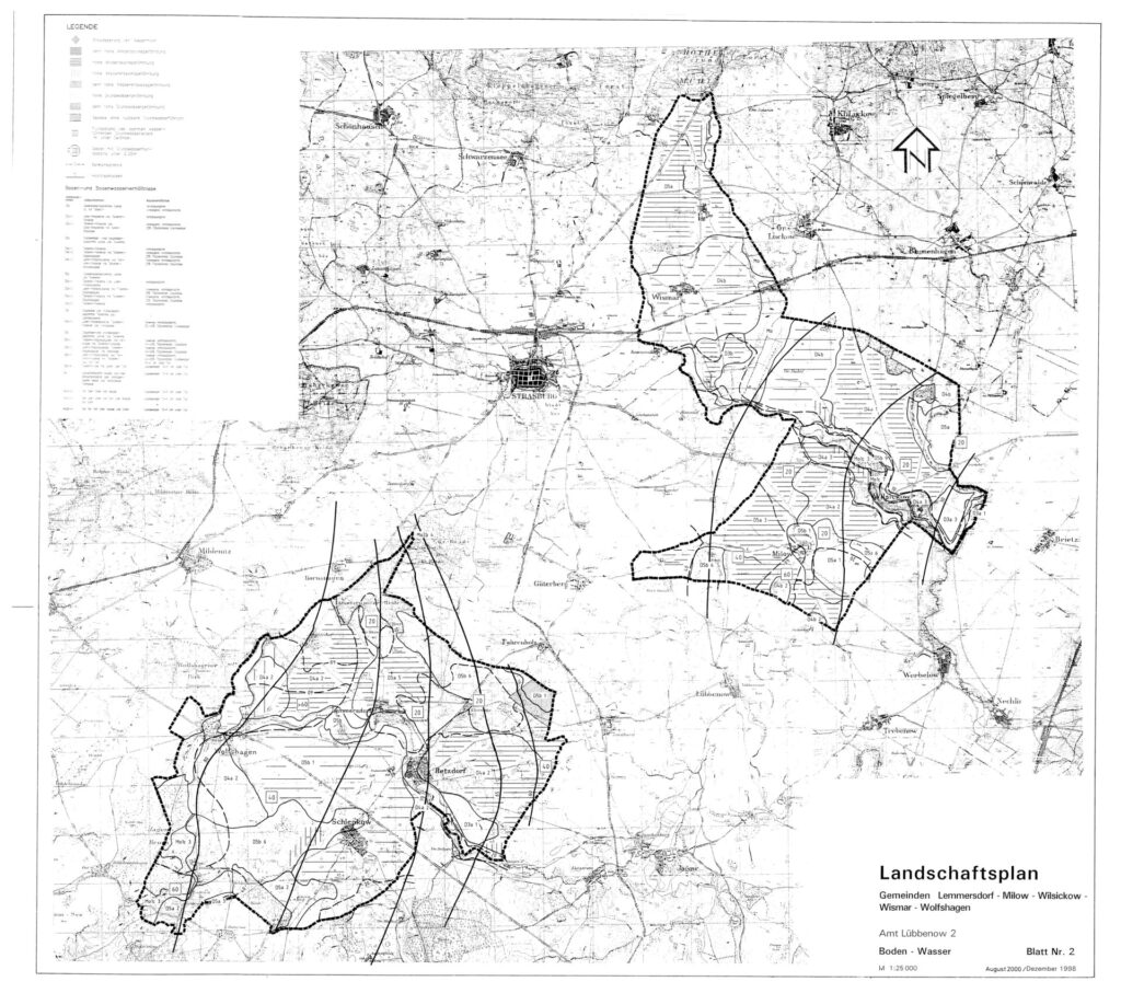 Landschaftsplan Lübbernow Wasser Boden