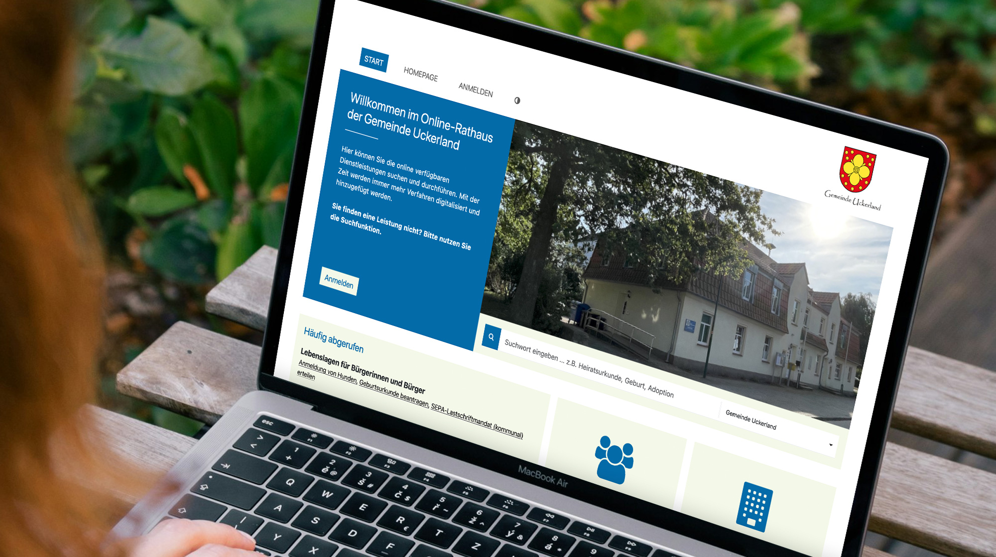 Gemeinde Uckerland startet mit neuem DIKOM-Serviceportal