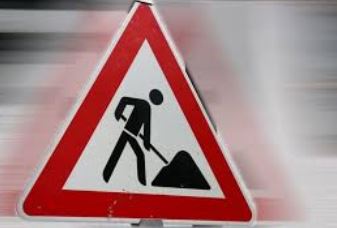 Achtung! Straßensperrung